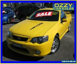 2006 Ford Falcon BF MkII XR8 Yellow Automatic 6sp A Utility