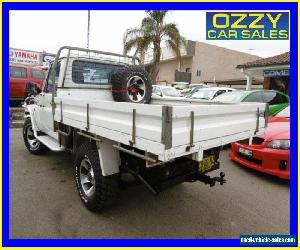 1996 Toyota Landcruiser HZJ75RP (4x4) White Manual 5sp M Cab Chassis