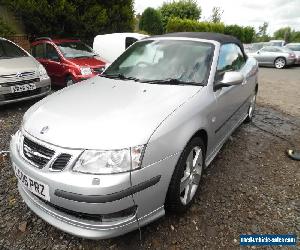 2006 SAAB 9-3 AERO V6 2.8cc   IN  SILVER  GREY LEATHER TRIM  STARTS THEN STOPS