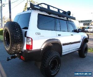 2003 Nissan Patrol GU III ST (4x4) White Automatic 4sp A Wagon