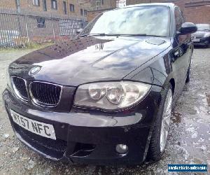 2007 BMW 1 Series 120D M Sport 5 Door 177BHP Metalic Black Spares or Repair