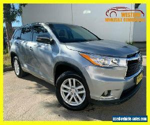 2015 Toyota Kluger GSU50R GX Wagon 7st 5dr Spts Auto 6sp, 2WD 3.5i Silver A