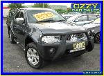 2010 Mitsubishi Triton MN MY11 GLX-R (4x4) Grey Manual 5sp M Double Cab Utility for Sale