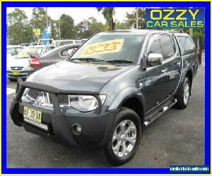 2010 Mitsubishi Triton MN MY11 GLX-R (4x4) Grey Manual 5sp M Double Cab Utility