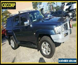 2005 Nissan Patrol GU IV ST (4x4) Blue Manual 5sp M Wagon