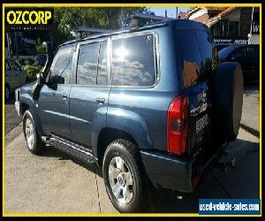 2005 Nissan Patrol GU IV ST (4x4) Blue Manual 5sp M Wagon