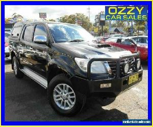 2015 Toyota Hilux KUN26R MY14 SR5 (4x4) Black Automatic 5sp A Dual Cab Pick-up