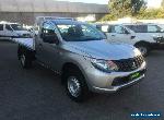 2016 Mitsubishi Triton MQ MY16 GLX Silver Manual 5sp M Cab Chassis for Sale