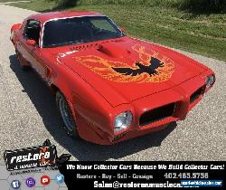 1973 Pontiac Trans Am 455 - Auto, AC, Red Ext, Black Interior, Restored for Sale