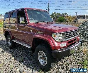 1996 Toyota Landcruiser GXL (4x4) Maroon Automatic 4sp A Wagon