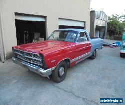 1967 FORD RANCHERO UTE PROJECT 2 OWNER FACTORY RED LOTS OF MONEY SPENT V8 AUTO  for Sale