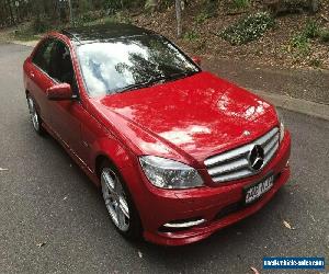 2010 Mercedes-Benz C250 W204 MY10 CGI Avantgarde Magma Red Automatic 5sp A