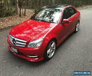 2010 Mercedes-Benz C250 W204 MY10 CGI Avantgarde Magma Red Automatic 5sp A