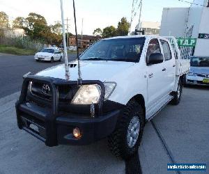 2009 Toyota Hilux KUN26R 09 Upgrade SR (4x4) White Manual 5sp M