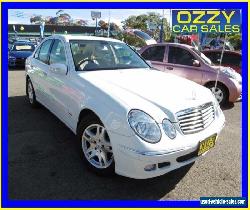 2005 Mercedes-Benz E200K 211 Elegance White Automatic 5sp A Sedan for Sale