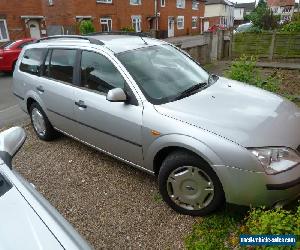 2001 FORD MONDEO SILVER SPARES OR REPAIR.