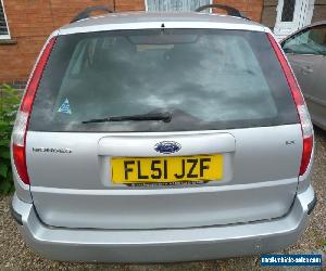 2001 FORD MONDEO SILVER SPARES OR REPAIR.