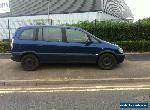 2005 VAUXHALL ZAFIRA DESIGN 16V AUTO BLUE for Sale