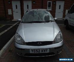 2002 FORD FOCUS ZETEC AUTO SILVER spares or repair for Sale