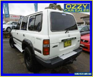 1997 Toyota Landcruiser GXL (4x4) White Manual 5sp M Wagon