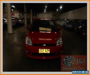 2004 Ford Fiesta WP Zetec Red Manual 5sp M Hatchback