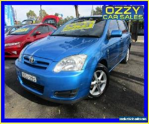 2006 Toyota Corolla ZZE122R Ascent Sport Seca Blue Manual 5sp M Hatchback