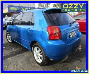 2006 Toyota Corolla ZZE122R Ascent Sport Seca Blue Manual 5sp M Hatchback