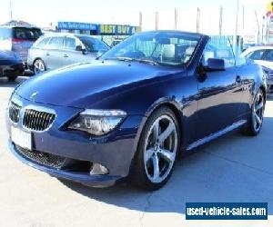 2008 BMW 650i E63 MY08 50I Deep Sea Blue Automatic 6sp A Convertible