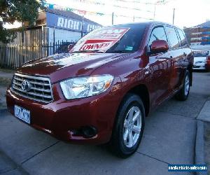 2008 Toyota Kluger GSU40R KX-R (FWD) 7 Seat Maroon Automatic 5sp A Wagon