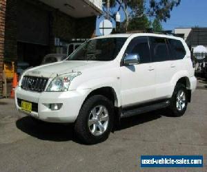 2005 Toyota Landcruiser Prado GRJ120R Grande (4x4) Pearl White Automatic 5sp A