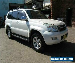 2005 Toyota Landcruiser Prado GRJ120R Grande (4x4) Pearl White Automatic 5sp A