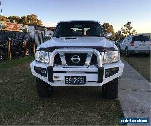 2012 Nissan Patrol Y61  GU 8 ST White Manual M Wagon for Sale