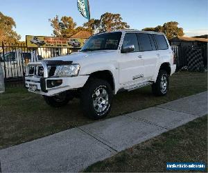 2012 Nissan Patrol Y61  GU 8 ST White Manual M Wagon