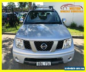 2009 Nissan Navara D40 Titanium Utility Dual Cab 4dr Auto 5sp 4x4 810kg 2.5DT A