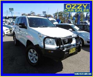 2013 Toyota Landcruiser Prado KDJ150R 11 Upgrade GX (4x4) White Automatic 5sp A