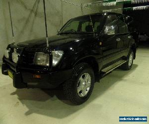 2002 Toyota Landcruiser HDJ100R GXL Black Automatic 5sp A Wagon