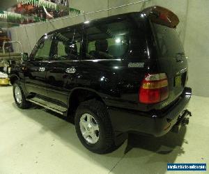 2002 Toyota Landcruiser HDJ100R GXL Black Automatic 5sp A Wagon