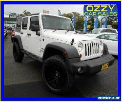 2010 Jeep Wrangler Unlimited JK MY09 Sport (4x4) White Manual 6sp M Softtop for Sale