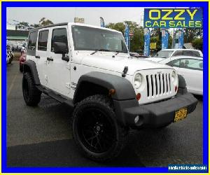 2010 Jeep Wrangler Unlimited JK MY09 Sport (4x4) White Manual 6sp M Softtop