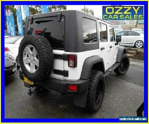 2010 Jeep Wrangler Unlimited JK MY09 Sport (4x4) White Manual 6sp M Softtop