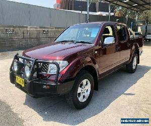 2007 Nissan Navara D40 ST-X Maroon Automatic A Utility