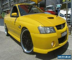 2006 Holden Commodore VZ MY06 SS Thunder Yellow Manual 6sp M Utility