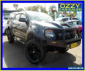 2014 Ford Ranger PX XL 3.2 (4x4) Grey Manual 6sp M Dual Cab Utility