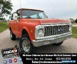 1972 Chevrolet Blazer K5 Cheyenne, Orange, 350ci, 4 Speed, Wyoming Truck for Sale