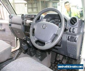 2011 Toyota Landcruiser VDJ79R 09 Upgrade GXL (4x4) White Manual 5sp M