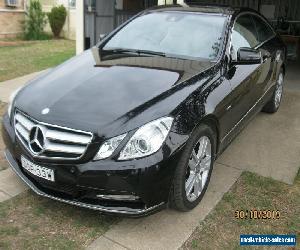 2012 Mercedes E Class 250 Blue Efficiency Avantgarde 2.1 Diesel Turbo