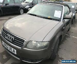 2002/52 AUDI A4 CABRIOLET 2.4 SPORT M-T- CONVERTIBLE, 81K MILES, 1/2LEATHR, NICE