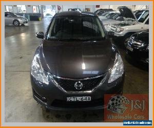 2013 Nissan Pulsar C12 ST-L Charcoal Manual 6sp M Hatchback