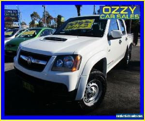 2010 Holden Colorado RC MY10 LX (4x4) White Manual 5sp M Crewcab