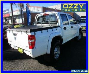 2010 Holden Colorado RC MY10 LX (4x4) White Manual 5sp M Crewcab